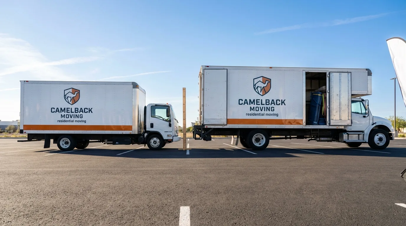 Moving truck size capacity guide in Kingsford